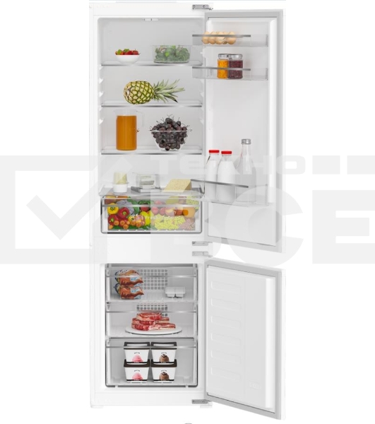 Холодильник Indesit IBD 18 белый двухкамерный 193/78л морозилка снизу