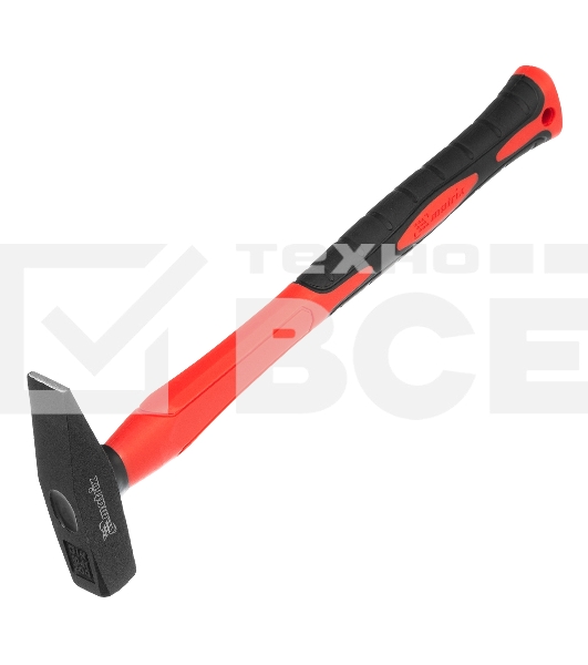 Молоток слесарный Matrix optimal 200г фибергласовая обрезиненная рукоятка квадратный боек