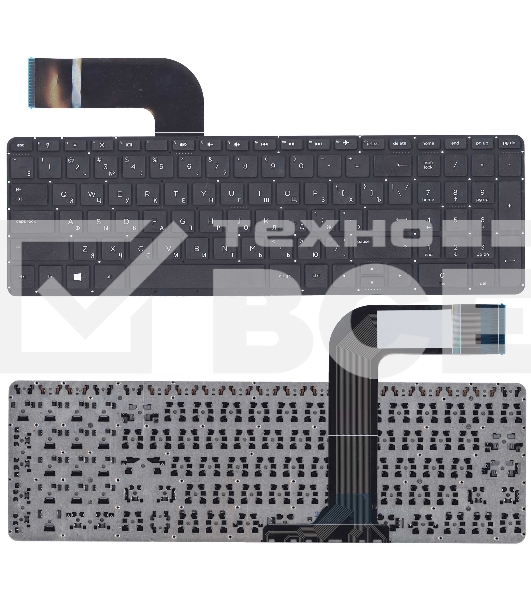 Клавиатура для ноутбука HP Pavilion 15-P 17-F черная