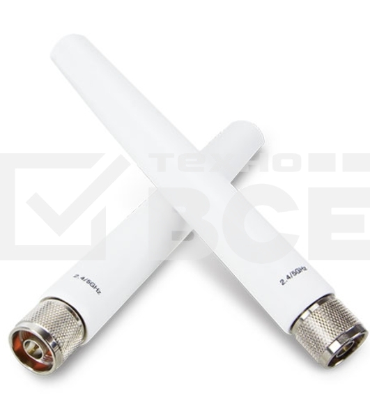 Антенна PLANET ANT-OM5D-KIT 2.4GHz 4.5dBi / 5GHz 7dBi Dual Band Omni Directional Antenna Kit 2 pcs / Outdoor / ABS / N-Type male 11a/b/g/n/ac ( ANT24-0800 ANT2105-ZZ0201F)