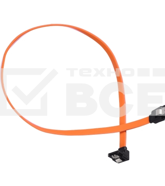 Кабель а/в GOPOWER Длина 0.5 м Разъёмы SATA (m)-SATA (m) Цвет черный / оранжевый 00-00029042