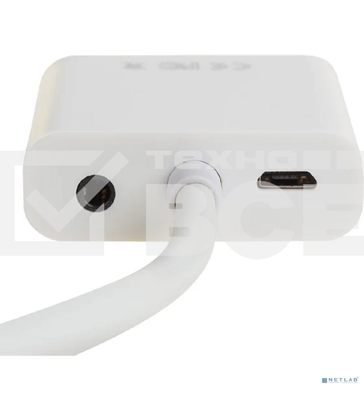 Переходник Rexant шт. HDMI - гн. VGA (провод) + 3. 5 mm Аудио с питанием
