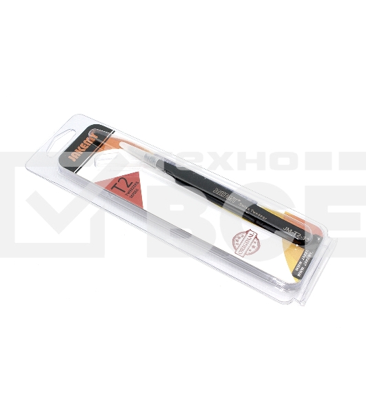 Пинцет Jakemy JM-T2-13 прямой, с закругленными кончиками