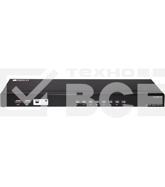 Переключатель KVM 8-портовый ORIGO OKVM440/A1A с портами VGA и USB