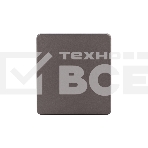 Выключатель Kranz ROUND 1 кл проходной (переключатель) 10А с/у титан, фото 1