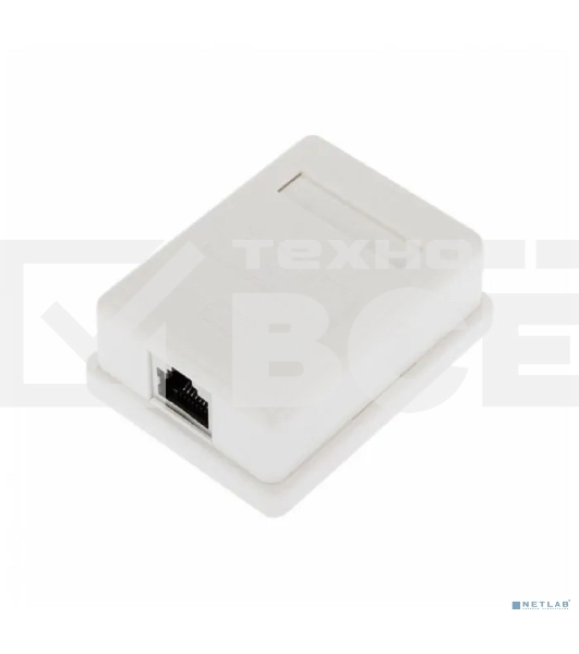 Рoзетка компьютерная внешняя Rexant 1-порт RJ-45 (8P8C), FTP экранированная, категория 6