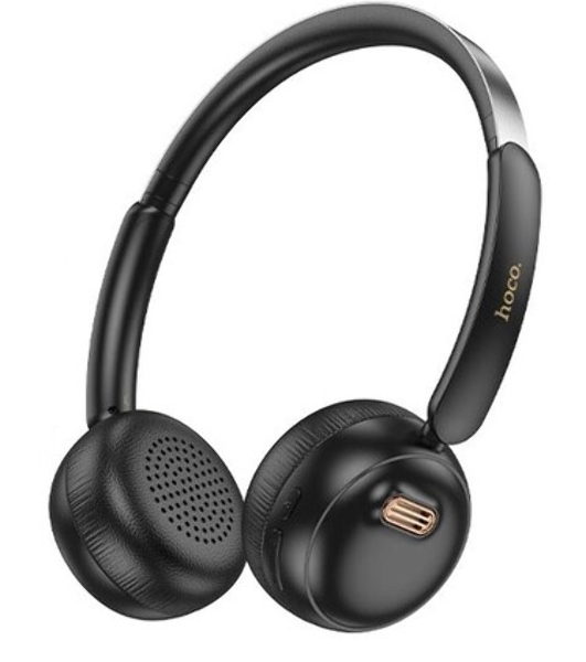 Беспроводные/проводные наушники Hoco W62 коричневый, полноразмерные, Bluetooth + проводной, складная конструкция, до 20 ч.