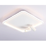 Светильник Ambrella light FL5114/1+2 WH белый 97W 3000K-6400K 480*480*130 (ПДУ ИК), фото6