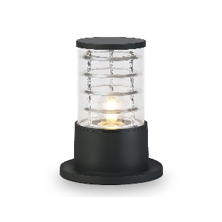 Светильник Ambrella light ST2532 BK/CL черный/прозрачный IP54 E27 max 40W D108*200