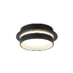 Светильник Ambrella light TN5385 SBK/FR черный песок/белый матовый GX53 IP44 D105*40, фото6