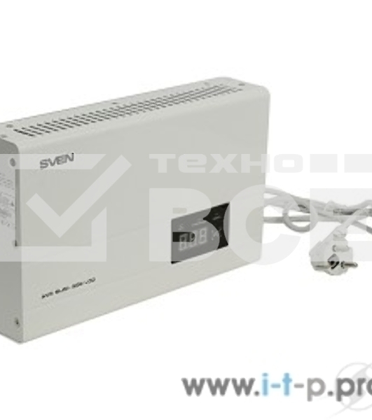 Сетевой фильтр SVEN (Стабилизатор напряжения) AVR SLIM-500 LCD