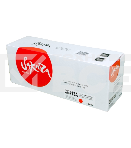 Картридж лазерный Sakura CE413A для HP Laserjet Pro 400 Color M451DN/M451DW/451NW/MFP M475DW/M475DN, Laserjet 300 color MFP M375NW, пурпурный, 2600 к.