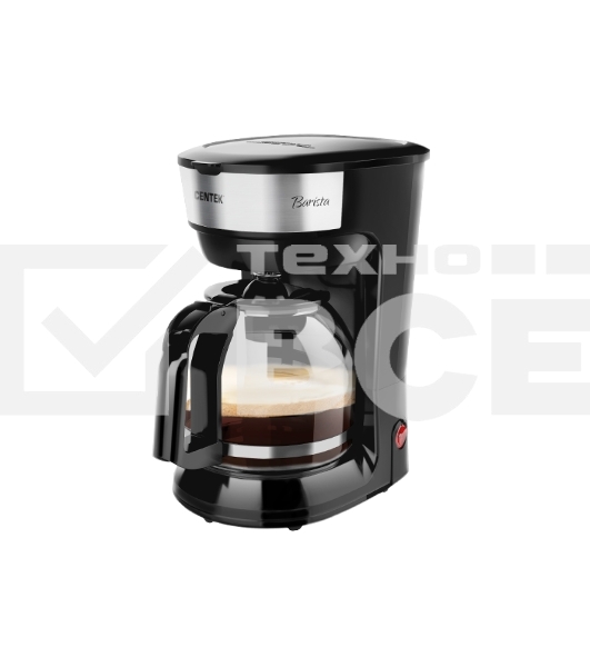 Кофеварка капельная Centek CT-1147 Steel, исп. кофе - молотый, 1.8 л, 900 Вт.