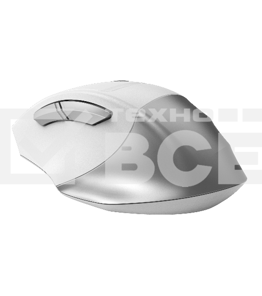 Мышь беспроводная A4Tech Fstyler FG35 серебристый/белый, 2000 dpi, радиоканал, USB, кнопки - 6