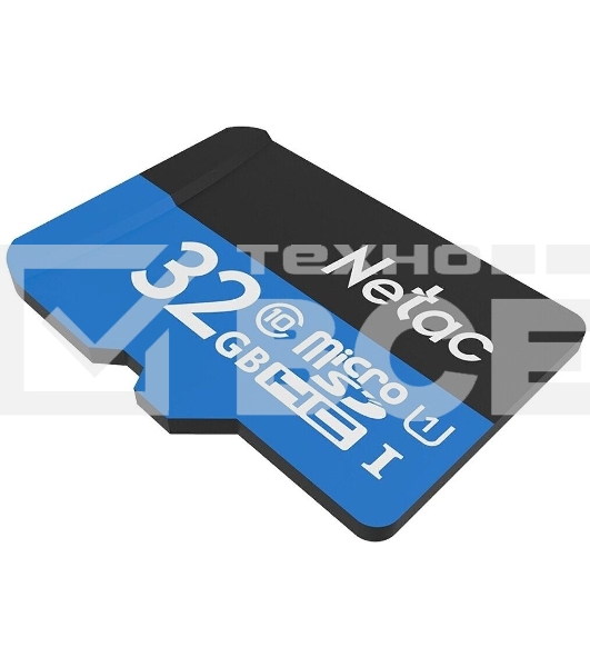 Флеш карта microSDHC 32GB Netac P500 <NT02P500STN-032G-S> (без SD адаптера) 80MB/s