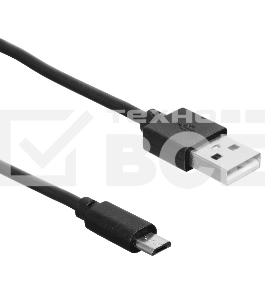 Кабель SunWind USB (m)-micro USB (m) 1м черный