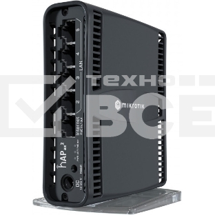 Маршрутизатор mikroTik hAP ax2 C52iG-5HaxD2HaxD-TC WIFI6, 2.4+5Ghz, 5RJ45 1Gbit, 1 POE