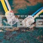 Экспресс-клемма СМК 2273-2x3R проходная разъемная 3 полюса 3х2-проводная 0,5-2,5мм² (50 шт/уп) Rexant, фото5