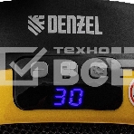 Тепловентилятор керамический Denzel DTFC-700 портативный, черный/желтый, 700 Вт, 10 м2, цифровой термостат, фото12
