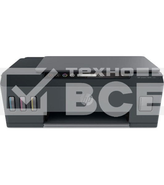 МФУ струйный HP Smart Tank 500 (4SR29A), A4, цветной, печ. до 22 стр/мин. (ч/б) до 16 стр/мин. (цвет), скан. до 8 стр/мин. (ч/б) 4 стр/мин. (цвет), 1200x1200dpi, USB