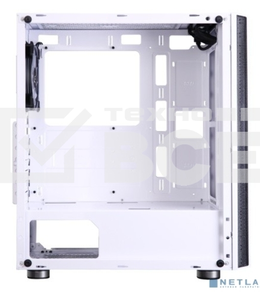 Компьютерный корпус ZALMAN R2 White (3xUSB, 2xAudio, 20мм FAN, прозрачная стенка-закаленное стекло, ATX, без БП)