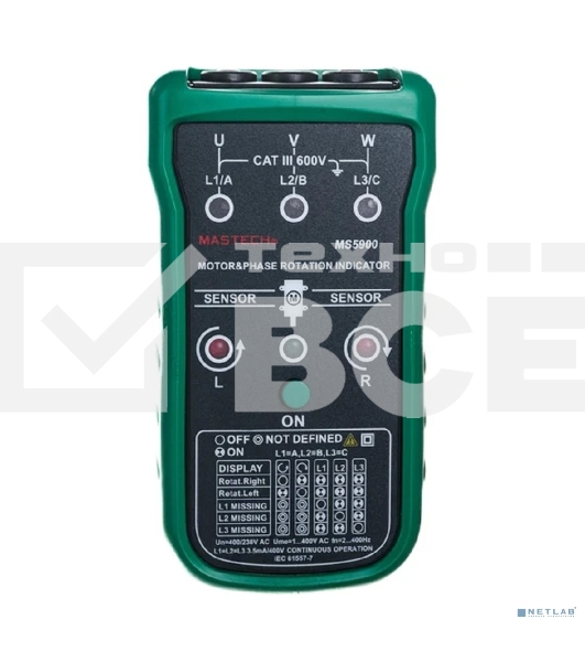 Детектор последовательности фаз MS5900 MASTECH