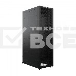 Шкаф напольный серверный NTSS ПРОЦОД DS 42U 800х1070мм, двойные боковые стенки,панель потолка с щеточными вводами, двери перфорированная и перфорированнаядвухстворчатая, без панели пола, регулируемые опоры, ролики, черный RAL 9005, фото3