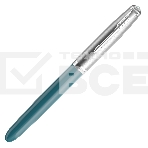 Ручка перьевая Parker 51 Core (CW2123506) Teal Blue CT F сталь нержавеющая подар.кор., фото2