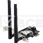 Сетевой адаптер Wi-Fi + Bluetooth Asus PCE-BE6500 BE6500 PCI Express 2ант., фото2