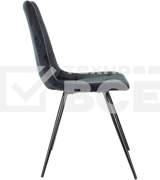 Стул для дома Бюрократ CH-K1_4 комплект 4 шт черный Holland 75 металл черный на ножках (CH-K1_1/HL75_4)