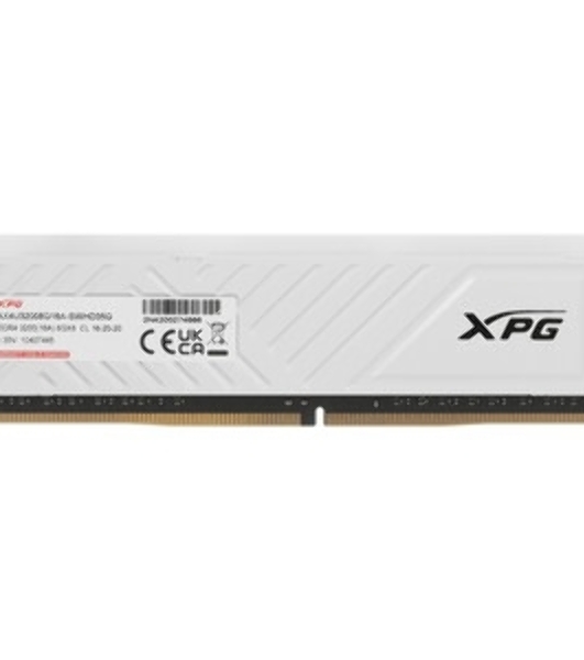 Оперативная память XPG Spectrix D35G RGB, DDR4, 8GB (1x8GB), 3200MHz, CL16, DIMM, с радиатором, белый, RGB