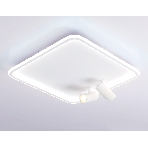 Светильник Ambrella light FL5114/1+2 WH белый 97W 3000K-6400K 480*480*130 (ПДУ ИК), фото5