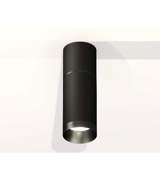 Светильник Ambrella Light XS6323061 SBK/PBK черный песок/черный полированный MR16 GU5.3 (C6302, A2061, C6323, N6131)