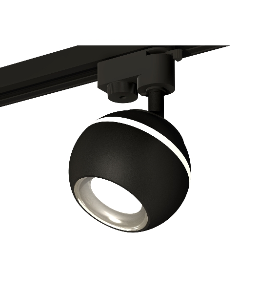 Светильник Ambrella light XT1102042 SBK/PSL черный песок/серебро полированное MR16 GU5.3 LED 3W 4200K (A2521, C1102, N7023)