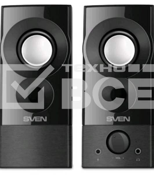 Колонки Sven 357, чёрный (6 Вт, питание USB)