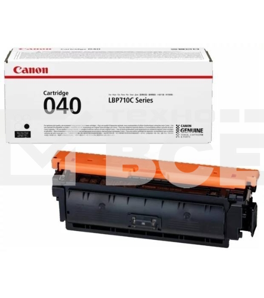 Картридж лазерный Canon Cartridge 040BK (0460C001) черный, 6300 стр., для LBP710Cx/712Cx