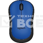 Мышь беспроводная Logitech M220 SILENT синий, 1000 dpi, радиоканал, USB, кнопки - 3, фото13