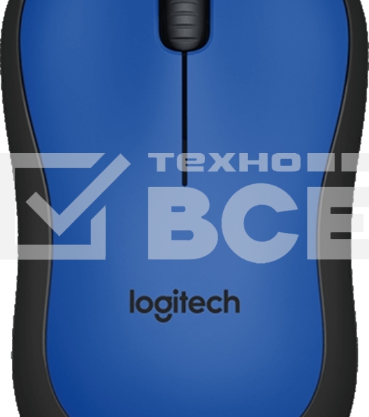 Мышь беспроводная Logitech M220 SILENT синий, 1000 dpi, радиоканал, USB, кнопки - 3