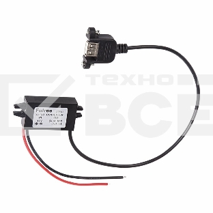 Адаптер DC 12 V-гнездо USB-A 5 V 3 A Rexant