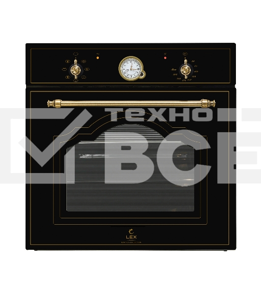 Духовой шкаф Электрический LEX EDM 6070С BL черный, встраиваемый