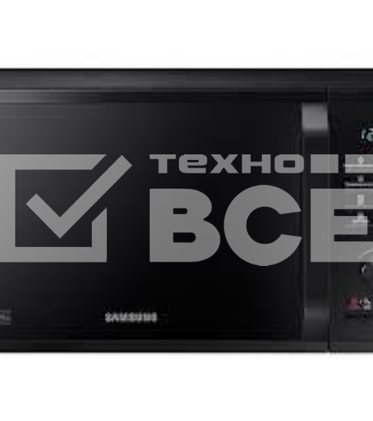 Микроволновая печь Samsung MG23K3515AK черный 23л 800Вт  поворотный механизм, кнопки