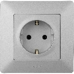 Рамка 'Алюминий'. 1-постовая универсальная Valena LIFE, фото5