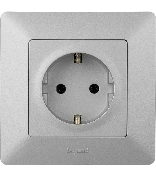 Рамка 'Алюминий'. 1-постовая универсальная Valena LIFE