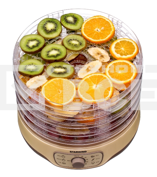 Сушка для фруктов и овощей Starwind SFD2520 5под. 250Вт белый