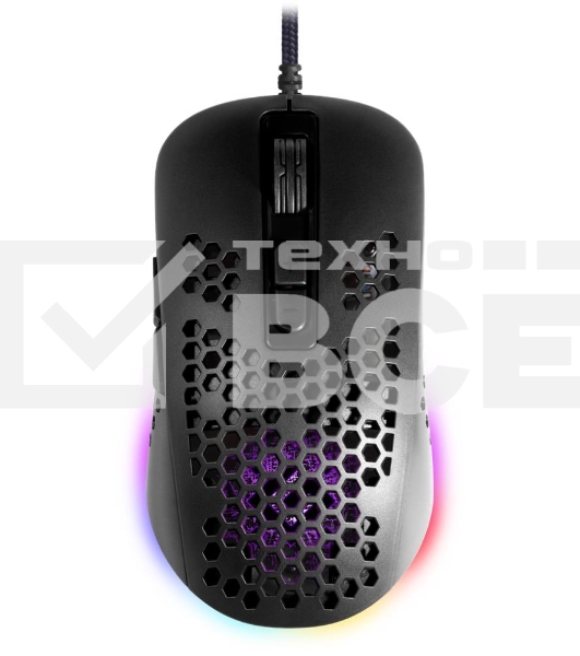 Мышь проводная Defender Shepard GM-620L черный, 12800 dpi, USB, кнопки - 7