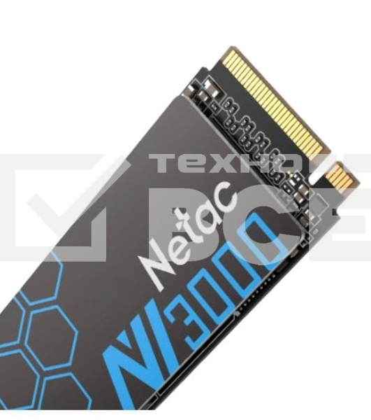Накопитель SSD Netac NV3000, 250GB, PCIe 3.0 x4, M.2 2280, NVMe, R/W 3000/1400