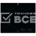 Встраиваемая варочная поверхность Electrolux индукционная, 60 см, распознавание наличия посуды, черный цвет, фото 1