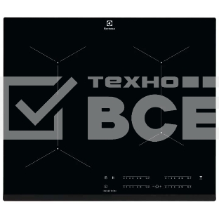 Встраиваемая варочная поверхность Electrolux индукционная, 60 см, распознавание наличия посуды, черный цвет