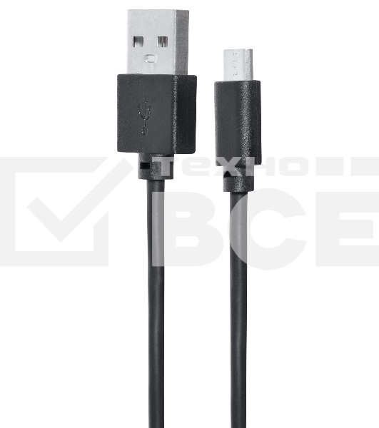 Кабель SunWind USB (m)-micro USB (m) 1м черный