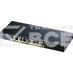 Коммутатор Smart L2 PoE+ Zyxel GS1900-8HP, 8xGE PoE+, настольный, бесшумный, бюджет PoE 70 Вт, фото3